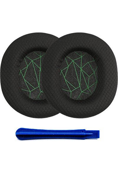 Litago Set 2 bureti pentru casti Litago, negru, compatibili cu STEELSERIES Ar...