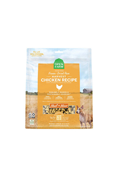 Open Farm طعام جاف للكلاب بوصفة الدجاج المجفف بالتجميد