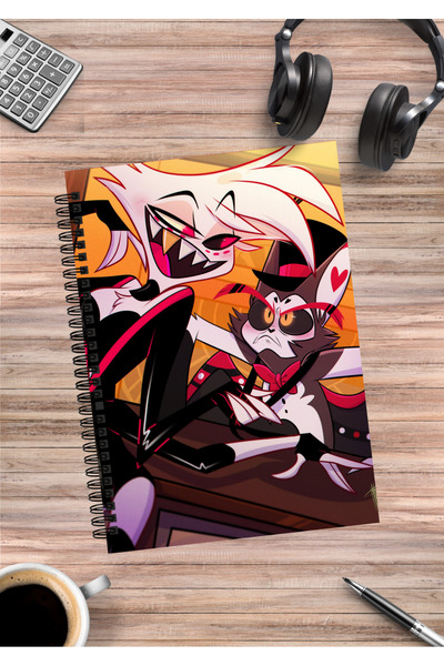 mertfigur Caiet spiralat Hazbin Hotel Anime A5 (50 de foi)