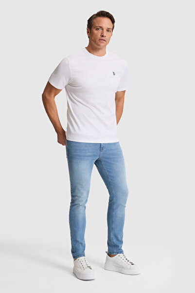 U.S. Polo Assn. Pantaloni de blugi albastru deschis pentru bărbați 50321486-D...