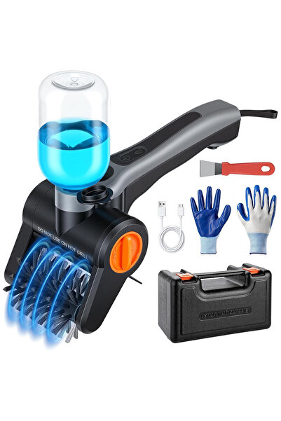 Yaskyly Perie electrica profesionala pentru curatat gratare 100W, 8000 RPM, c...