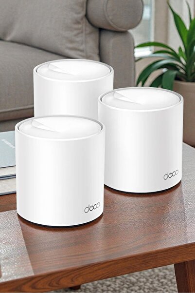 TP-LINK Deco X50-5ghz:2402mbps'ye kadar dual bant AX2402+574 Ev Wi-Fi 6 menzi...