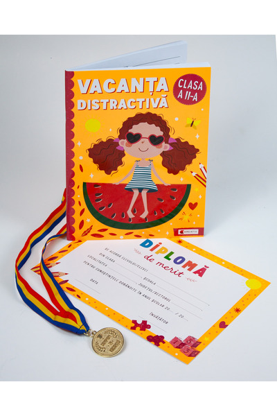 Editura Kreativ Pachet - Caiet de sărbători - Clasa a 2-a + Diploma de merit ...