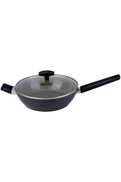 Alpina Forged Ceramic Induction Deep Frying Pan with Lid