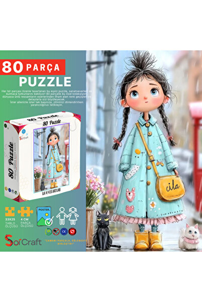 Soi Craft 80 Parça Ila ve Kedi Dostları #1118