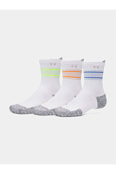 Under Armour Șosete unisex UA Velociti Run Cush 3p Crew-WHT