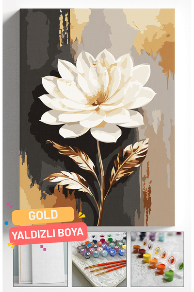 Akihabara Sayılarla Boyama Hobi Seti Çerçeveli Numaralı Tuval Fırça Boya Dahi...