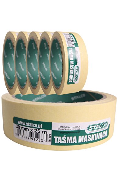 Mardil Set de bandă de mascare din hârtie, 5 role, 30mm x 25m, Protecție pent...