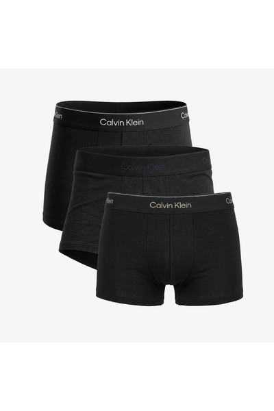 Calvin Klein Icon Cotton Stretch Erkek Siyah 3'lü Boxer Seti