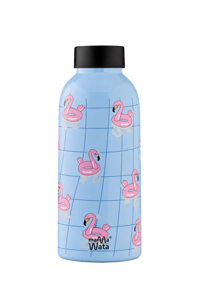 Mamawata Flamingos Paslanmaz Çelik Termos Matara 470 ml Sızdırmaz Yalıtımlı S...