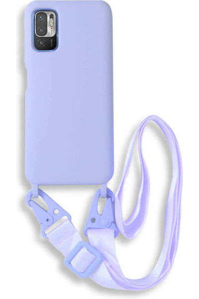 Other Bodycell Πίσω Θήκη Σιλικόνης με Λουράκι Βιολετί (Redmi Note 10 5G / Poc...