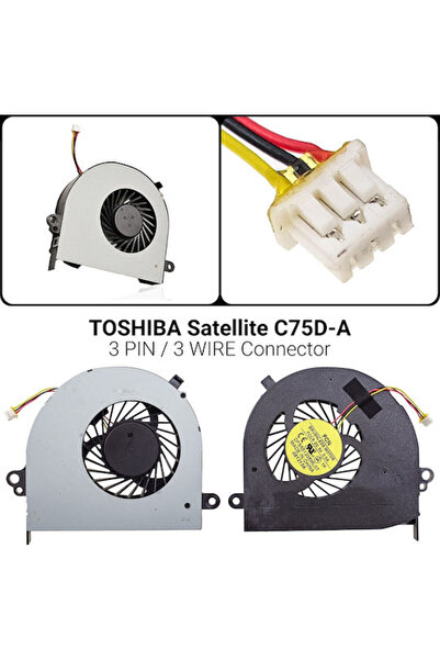 Toshiba Ανταλλακτικός ανεμιστήρας φορητού υπολογιστή για Satellite C75D-A