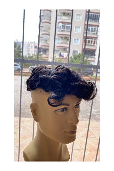 PERUK %100 insan saçı protez saç erkek tepelik saç her ölçü ve beyazlı modeli...