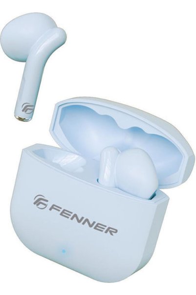 Fenner Xbuds XM201 Ακουστικά Bluetooth Handsfree με Θήκη Φόρτισης Γαλάζια