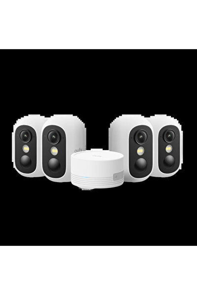 eufy Kit de camere de securitate wireless eufyCam C35 cu HomeBase Mini, 4 camere