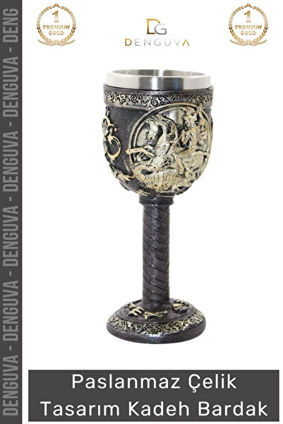Denguva # Cup Stainless Steel Stylish Design 150 ml Gift Durable Decorative H...