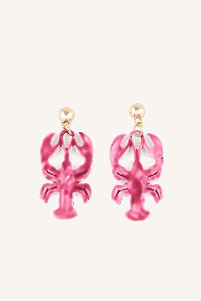 DeFacto Women's Lobster Figured Pink Earrings H7418Axns