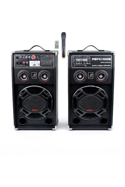 AT Performance Set de 2 Boxe Profesionale Active Smart Bass 284, 600W, Funcți...