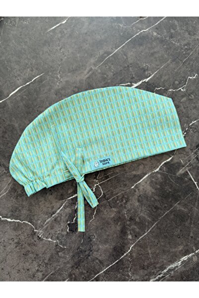 Tosbics Store Yeşil Desenli Cerrahi Bone