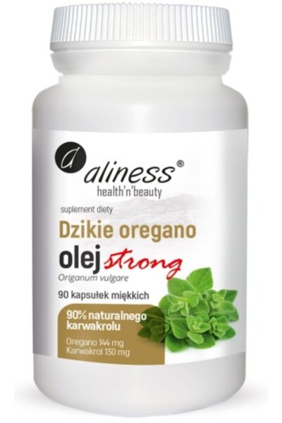 Aliness Dzikie Ulei de Oregano Concentrat 90 Capsule