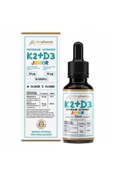ALTO PHARMA K2 + D3 Junior 30 ml.