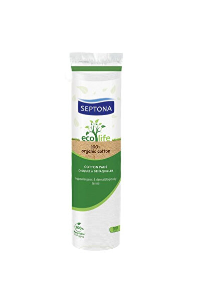 Septona Dischete Demachiante din Bumbac Organic - Life 100% Organic Cotton Pa...