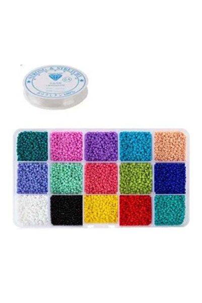 Arabest Color Glass Spacer Beads Kit, DIY Jewelry Making Set with Tools for B...