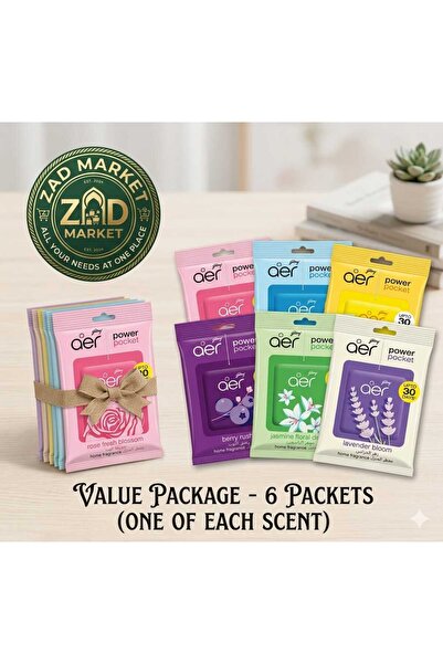 AER Offer Savings Air Power Pocket Air Freshener Variety Pack – Value Pack of...