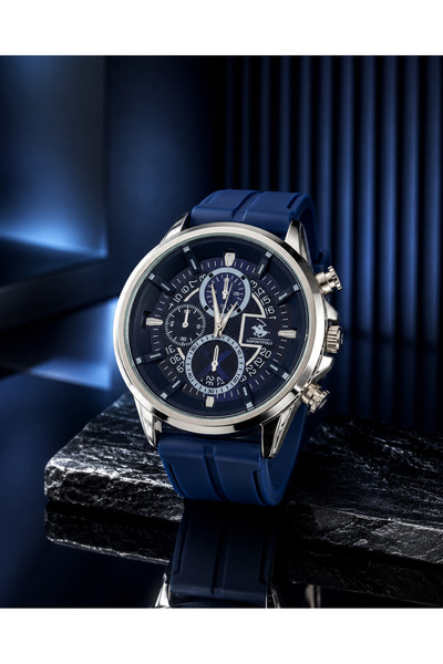 G Sport POLO Premium Silicone Men's Wristwatch with Strap (Fits Any Wrist)