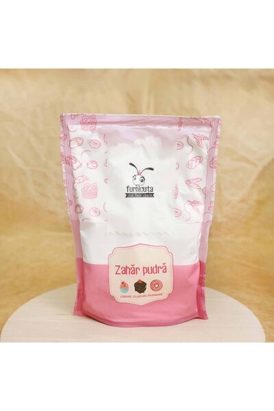 Furnicuta Zahăr Pudră Furnicuța 600 g — Set 3 x 200g, pentru Creme, Glazuri, ...