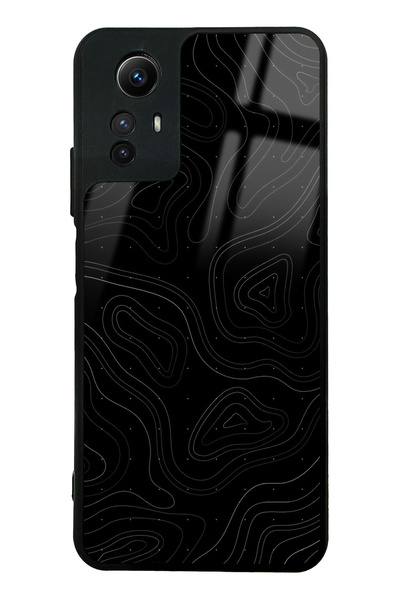 Spoyi Xiaomi Redmi Note 12s Topo-Point Tasarımlı Glossy Telefon Kılıfı