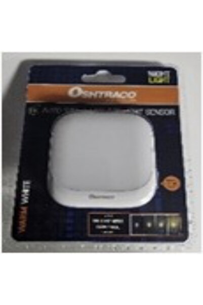 Oshtraco Auto Sensor Led Night Light Warm White With Brightness Control Toggle