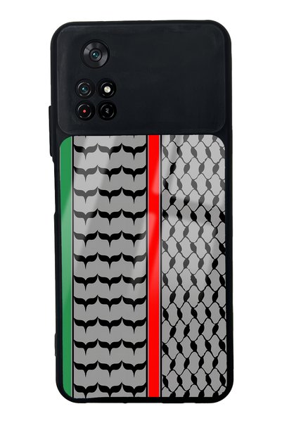 Spoyi حافظة هاتف Xiaomi Poco M4 Pro بتصميم خطي لامع