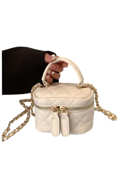 OEM Geantă mini crossbody bej, 16x11cm