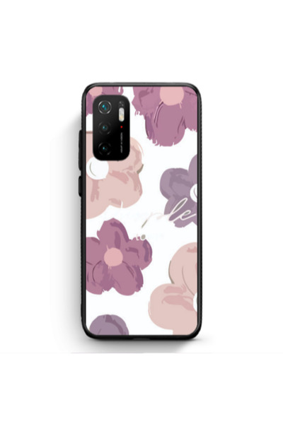 Other Xiaomi Poco M3 Pro Flowers 2 Black Glossy Θήκη