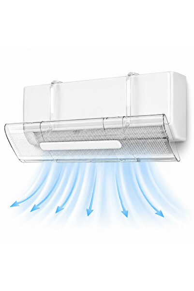 MC Micostore Deflector Aer Conditionat Reglabil 53-94 cm, Transparent, Univer...