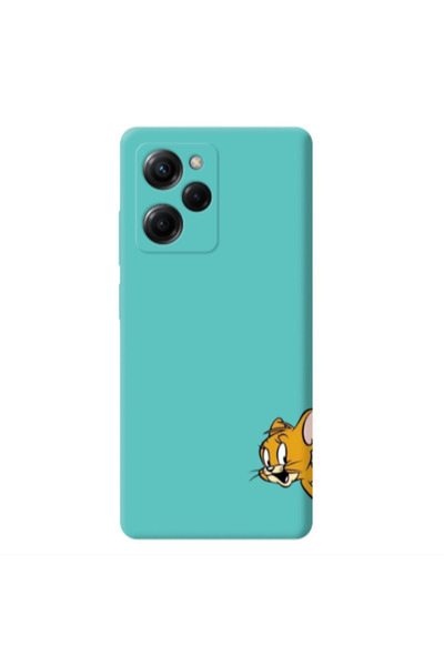 Other Xiaomi Poco X5 Pro Jerry 2 Turquoise Colored Silicone TPU Θήκη