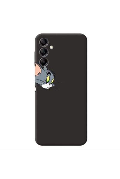Other Samsung A14 5G Tom 1 Black Colored Silicone TPU Θήκη