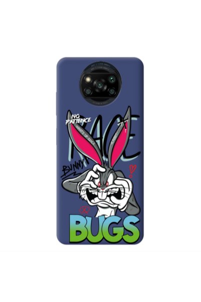 Other Xiaomi Poco X3 /X3 Pro No Patience Dark blue Colored Silicone TPU Θήκη
