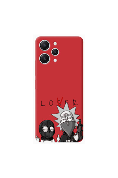 Other Xiaomi Redmi 12 Rick Loser Red Colored Silicone TPU Θήκη