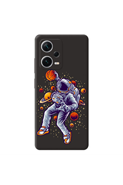 Other Xiaomi Poco X5 Space Basketball Black Colored Silicone TPU Θήκη