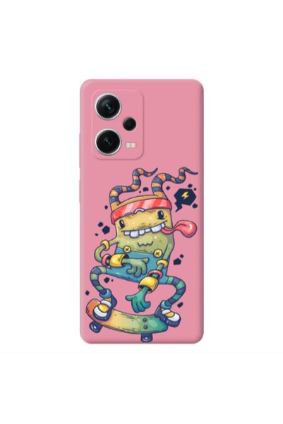Other Xiaomi Poco X5 Dangerous task Pink Colored Silicone TPU Θήκη
