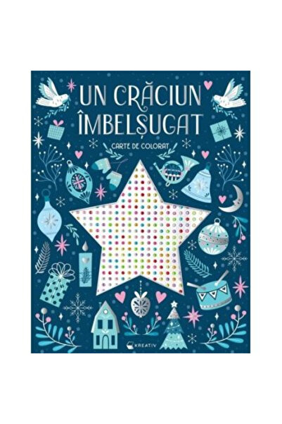 Editura Kreativ Un Crăciun Abundențnic - Peste 1000 de autocolante tip bijute...
