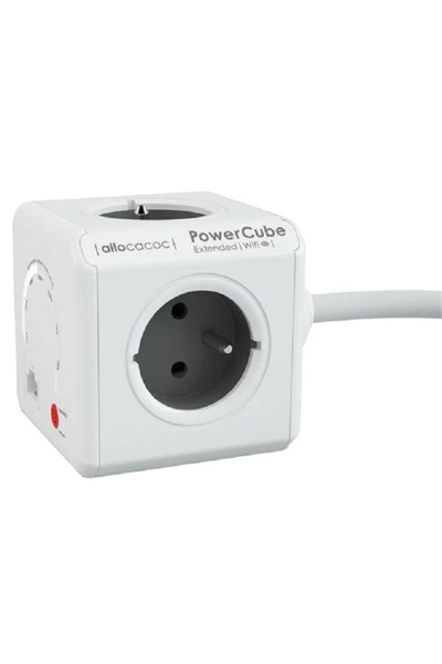 Allocacoc Εκτεταμένο πολύπριζο PowerCube με καλώδιο 1,5 μ.