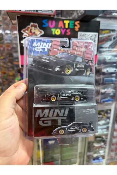 mini gt 1/64 MAZDA RX-7 LB-Super Silhouette Liberty Walk Black - Blister Paket