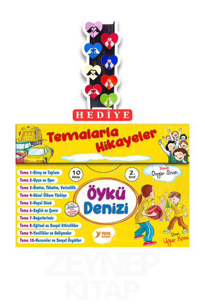 Yuva Yayınları 2.Sınıf Öykü Denizi 10 Kitap Set (8'li Kalp Ayraç Hediye)