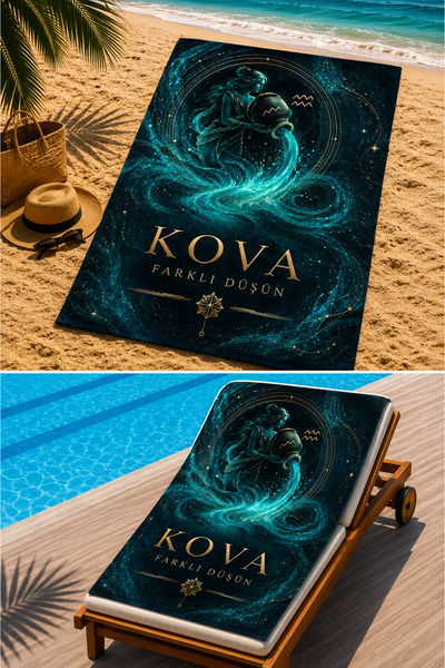 BEYDEX Beach Towel Zodiac Collection Premium Custom Design Quick Drying Micro...