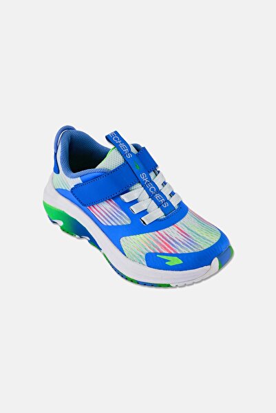 SKECHERS حذاء رياضي للأطفال البنات من إيليت بإغلاق فيلكرو، متعدد الألوان