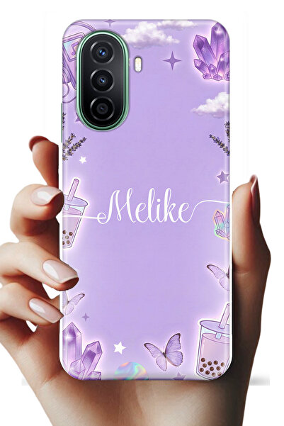 Noprin Huawei Nova Y70 Kılıf - İsimli Yazılı Kişiye Özel Kişileştirelebilir K...