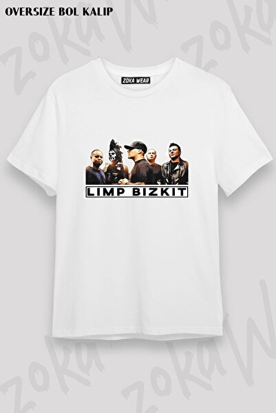 ZOKAWEAR Μπλουζάκι Unisex Loose Fit Limp Bizkit v14 με στάμπα